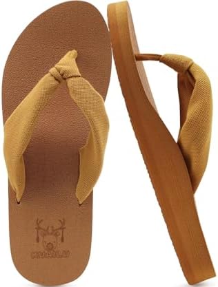  Arch Support Yoga Mat Thong Sandals for Women Comfortable Summer Beach Walking Slip On
| Women's Arch Support Yoga Mat 