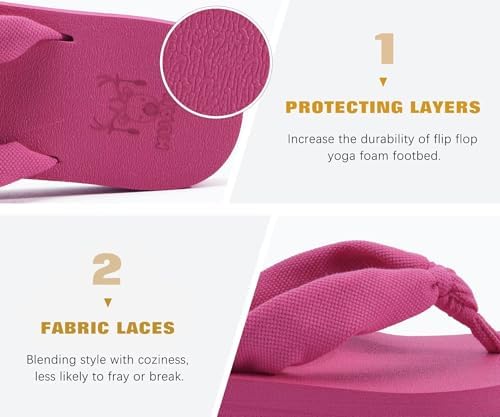 Arch Support Yoga Mat Thong Sandals for Women Comfortable Summer Beach Walking Slip On
| Women's Arch Support Yoga Mat 