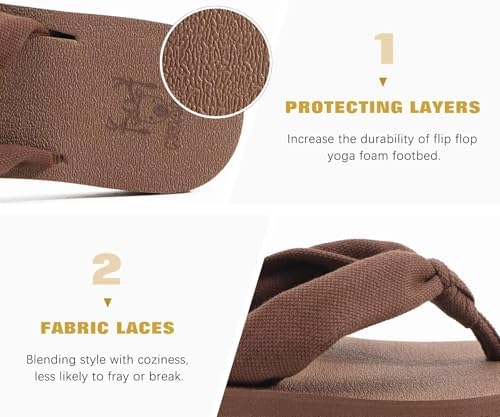  Arch Support Yoga Mat Thong Sandals for Women Comfortable Summer Beach Walking Slip On
| Women's Arch Support Yoga Mat 