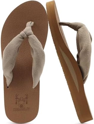  Arch Support Yoga Mat Thong Sandals for Women Comfortable Summer Beach Walking Slip On
| Women's Arch Support Yoga Mat 