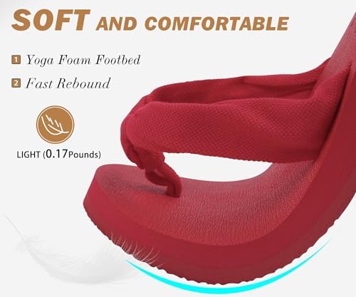  Arch Support Yoga Mat Thong Sandals for Women Comfortable Summer Beach Walking Slip On
| Women's Arch Support Yoga Mat 