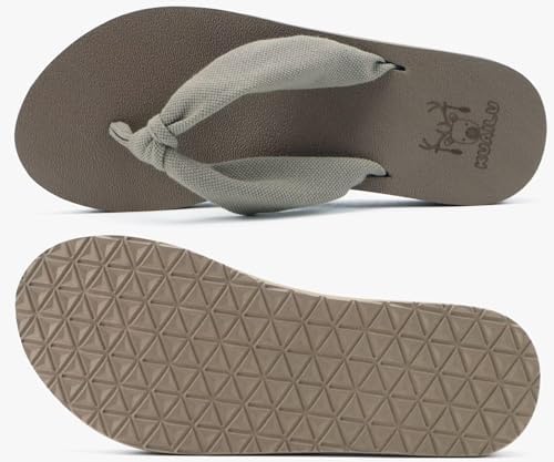  Arch Support Yoga Mat Thong Sandals for Women Comfortable Summer Beach Walking Slip On
| Women's Arch Support Yoga Mat 