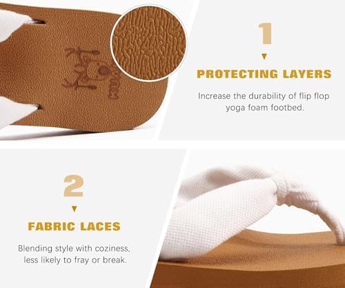  Arch Support Yoga Mat Thong Sandals for Women Comfortable Summer Beach Walking Slip On
| Women's Arch Support Yoga Mat 