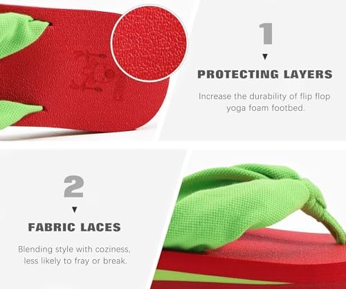  Arch Support Yoga Mat Thong Sandals for Women Comfortable Summer Beach Walking Slip On
| Women's Arch Support Yoga Mat 