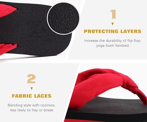  Arch Support Yoga Mat Thong Sandals for Women Comfortable Summer Beach Walking Slip On
| Women's Arch Support Yoga Mat 