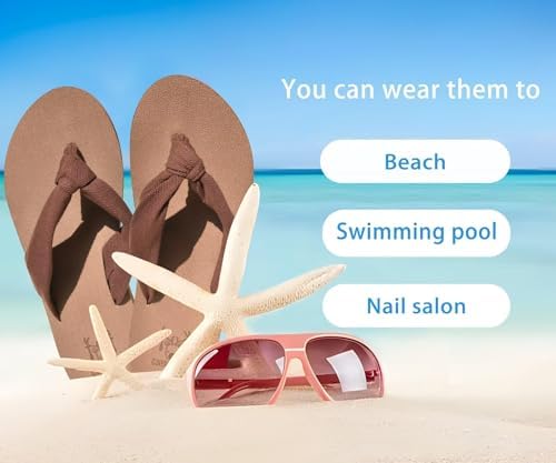  Arch Support Yoga Mat Thong Sandals for Women Comfortable Summer Beach Walking Slip On
| Women's Arch Support Yoga Mat 