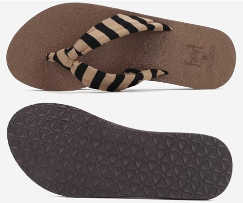  Arch Support Yoga Mat Thong Sandals for Women Comfortable Summer Beach Walking Slip On
| Women's Arch Support Yoga Mat 