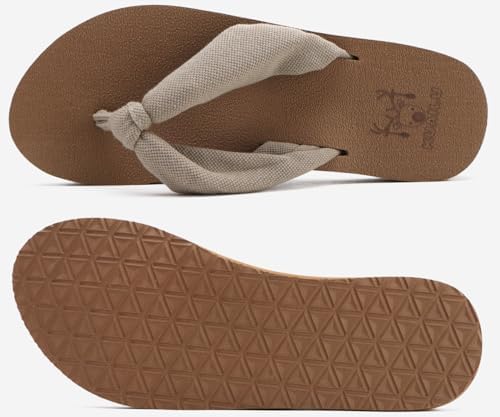  Arch Support Yoga Mat Thong Sandals for Women Comfortable Summer Beach Walking Slip On
| Women's Arch Support Yoga Mat 