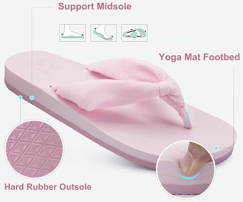  Arch Support Yoga Mat Thong Sandals for Women Comfortable Summer Beach Walking Slip On
| Women's Arch Support Yoga Mat 