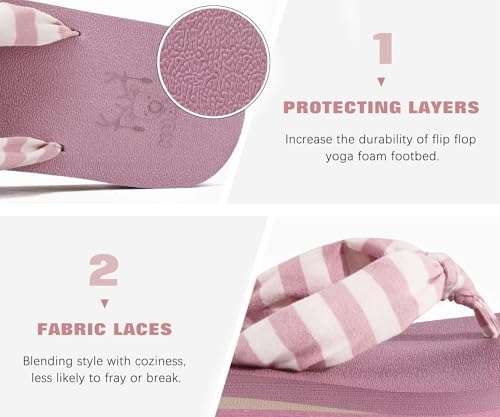  Arch Support Yoga Mat Thong Sandals for Women Comfortable Summer Beach Walking Slip On
| Women's Arch Support Yoga Mat 